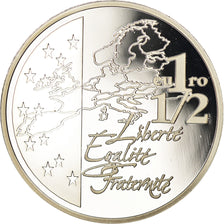 France, 1-1/2 Euro, 2003, BE, MS(65-70), Silver, Gadoury:EU29, KM:2003