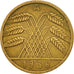 GERMANY, WEIMAR REPUBLIC, 10 Reichspfennig, 1936, Berlin, EF(40-45), KM 40