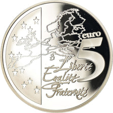 France, 5 Euro, Liberté Egalité Fraternité, 2003, BE, MS(65-70), Bi-Metallic