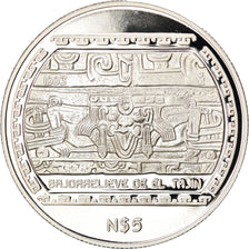 Coin, Mexico, 5 Nuevo Pesos, 1993, Mexico City, BE, MS(65-70), Silver, KM:569