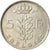 Moneta, Belgia, 5 Francs, 5 Frank, 1978, Brussels, EF(40-45), Miedź-Nikiel