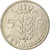 Moeda, Bélgica, 5 Francs, 5 Frank, 1968, EF(40-45), Cobre-níquel, KM:134.1