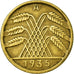 Coin, GERMANY, WEIMAR REPUBLIC, 10 Reichspfennig, 1935, Berlin, EF(40-45)