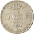 Münze, Belgien, 5 Francs, 5 Frank, 1965, S+, Copper-nickel, KM:134.1