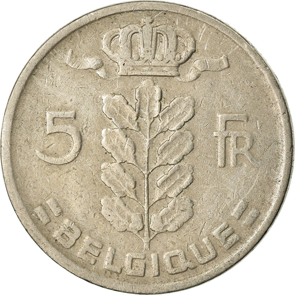 Coin, Belgium, 5 Francs, 5 Frank, 1964, VF(20-25), Copper-nickel, KM:134.1