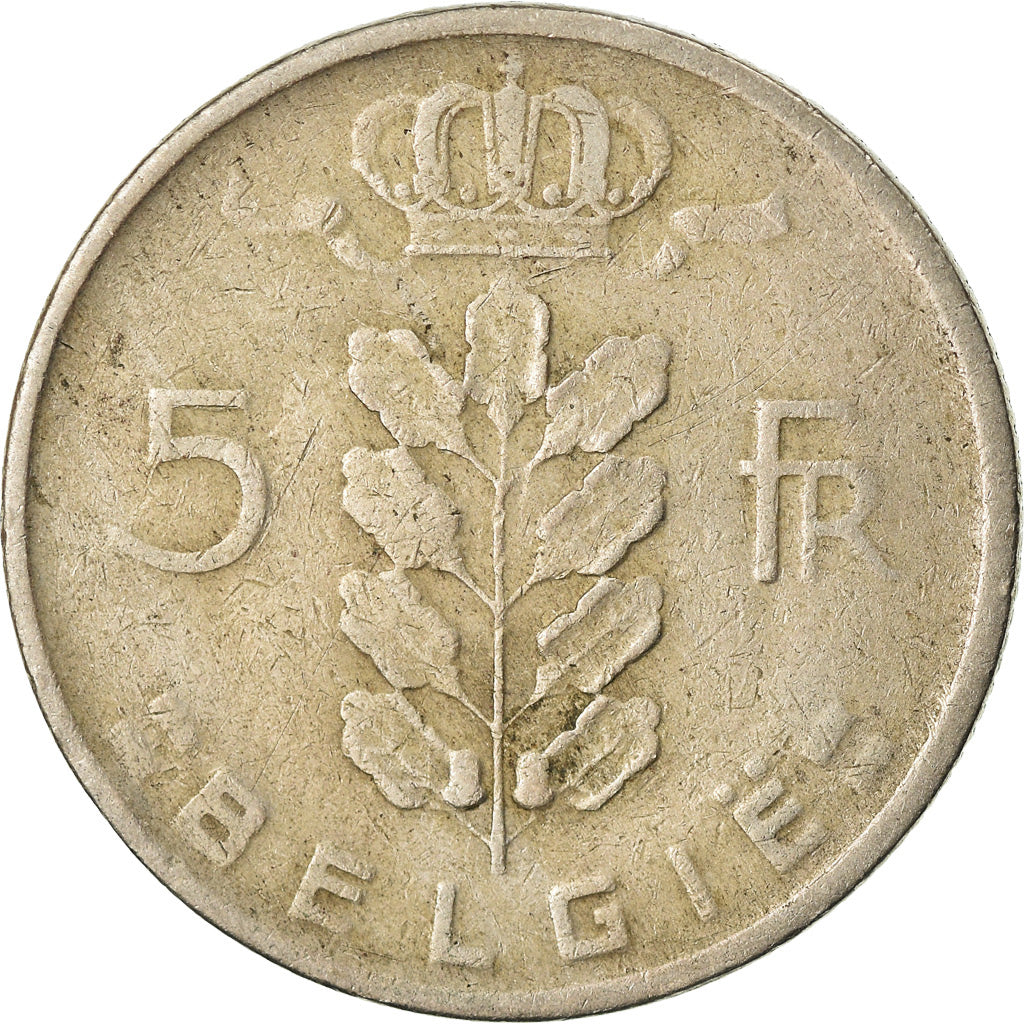 Coin, Belgium, 5 Francs, 5 Frank, 1964, VF(20-25), Copper-nickel, KM:135.1