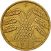 GERMANY, WEIMAR REPUBLIC, 10 Reichspfennig, 1932, Stuttgart, AU(50-53), KM 40