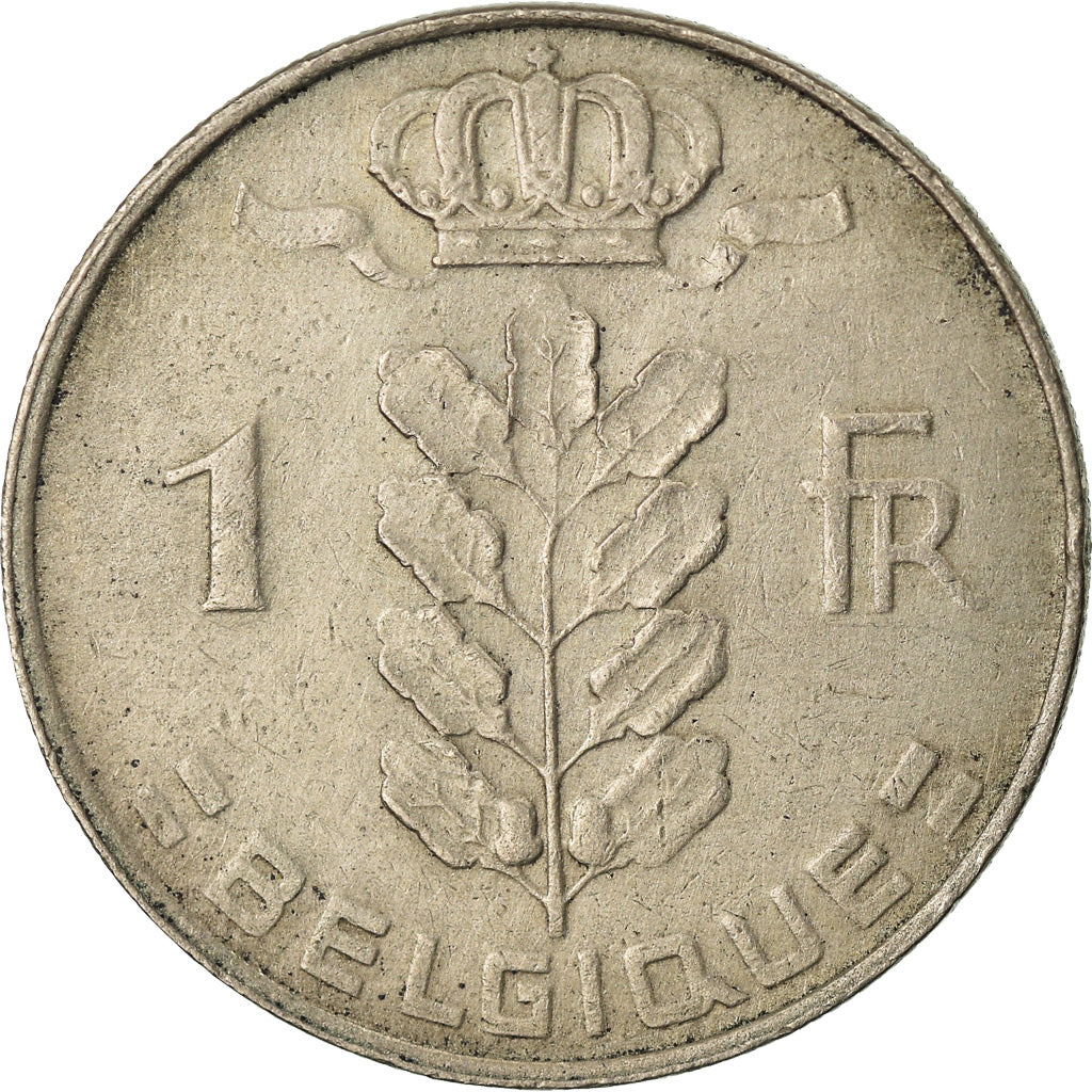 Moeda, Bélgica, Franc, 1974, VF(30-35), Cobre-níquel, KM:142.1