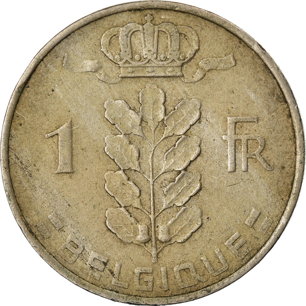 Münze, Belgien, Franc, 1961, S, Copper-nickel, KM:142.1