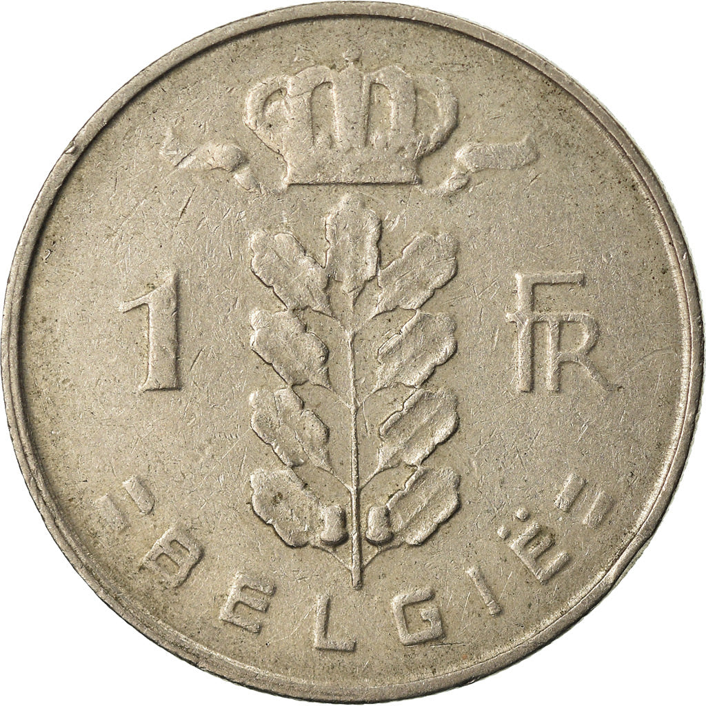 Coin, Belgium, Franc, 1965, VF(30-35), Copper-nickel, KM:143.1