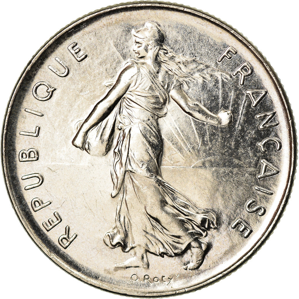 Coin, France, Semeuse, 5 Francs, 1988, Paris, FDC, MS(65-70), Nickel Clad