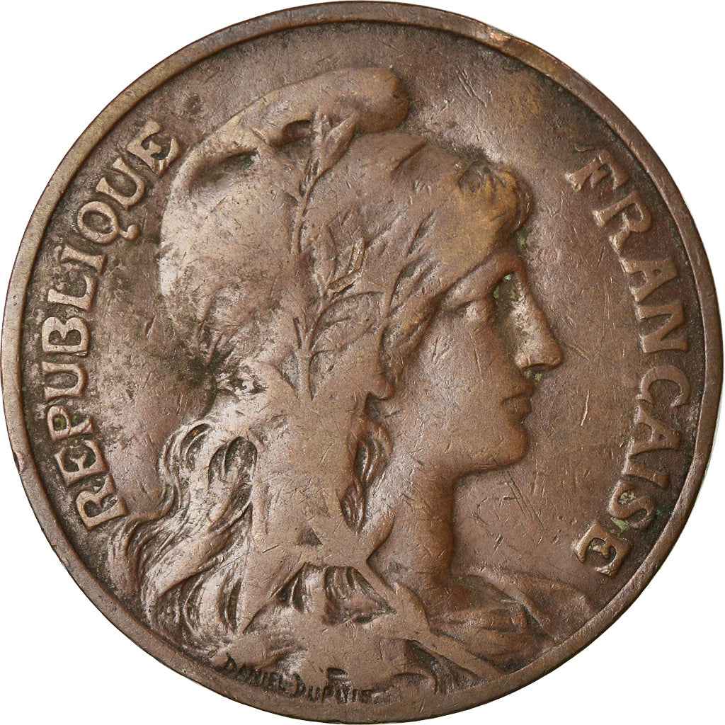 Coin, France, Dupuis, 10 Centimes, 1901, Paris, VF(30-35), Bronze, KM:843