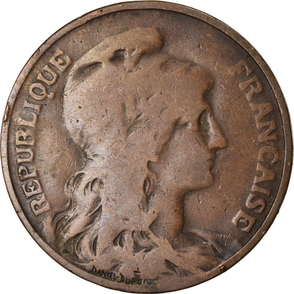 Münze, Frankreich, Dupuis, 10 Centimes, 1901, Paris, S, Bronze, KM:843