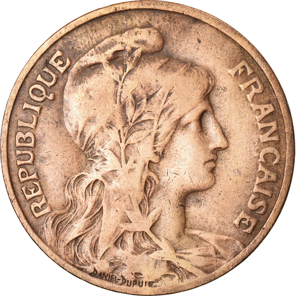 Monnaie, France, Dupuis, 10 Centimes, 1910, Paris, TB+, Bronze, Gadoury:277