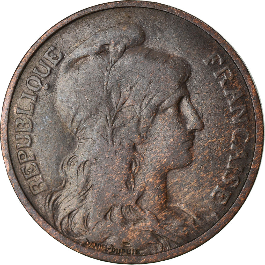 Coin, France, Dupuis, 5 Centimes, 1909, Paris, VF(20-25), Bronze, KM:842