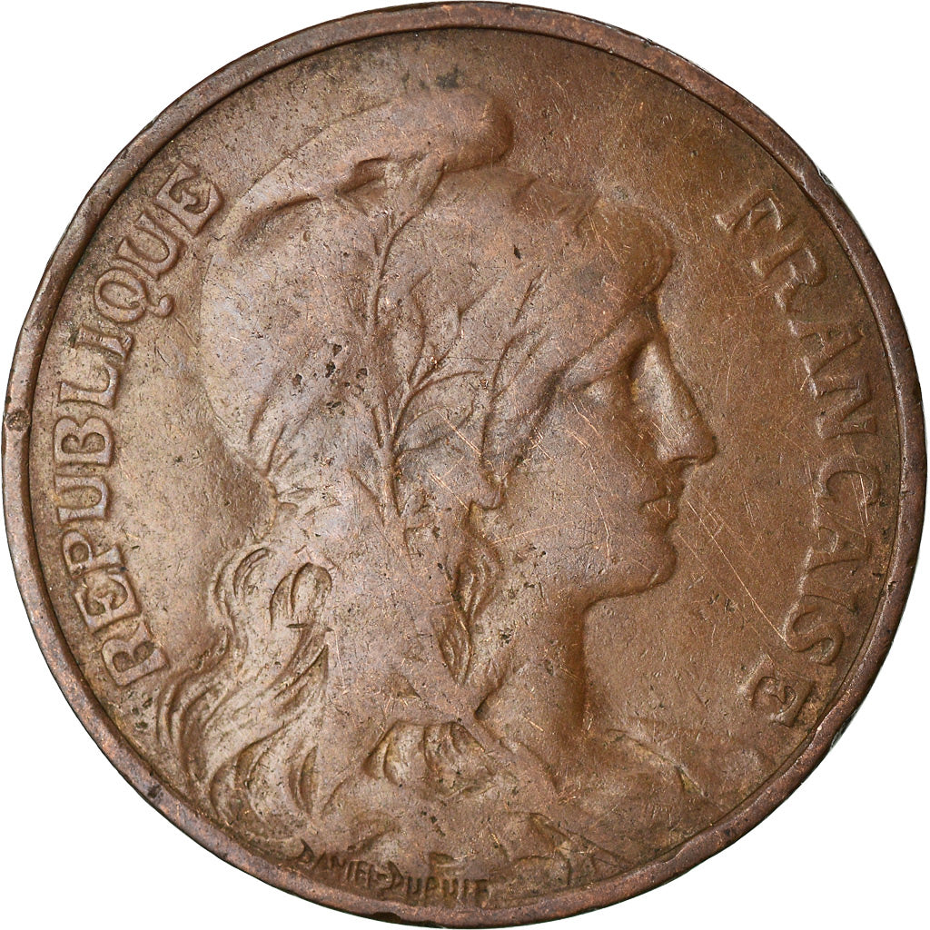 Moneta, Francia, Dupuis, 5 Centimes, 1912, Paris, MB, Bronzo, KM:842