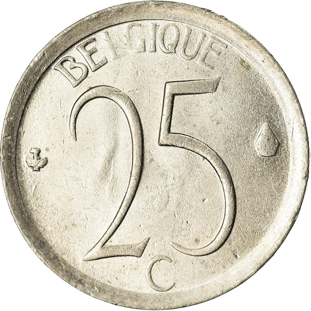 Coin, Belgium, 25 Centimes, 1964, Brussels, EF(40-45), Copper-nickel, KM:153.2