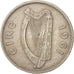 IRELAND REPUBLIC, 1/2 Crown, 1961, EF(40-45), Copper-nickel, KM:16a
