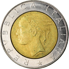 Coin, Italy, 500 Lire, 1984, EF(40-45), Bi-Metallic, KM:111
