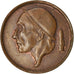 Monnaie, Belgique, Baudouin I, 50 Centimes, 1970, TB+, Bronze, KM:149.1
