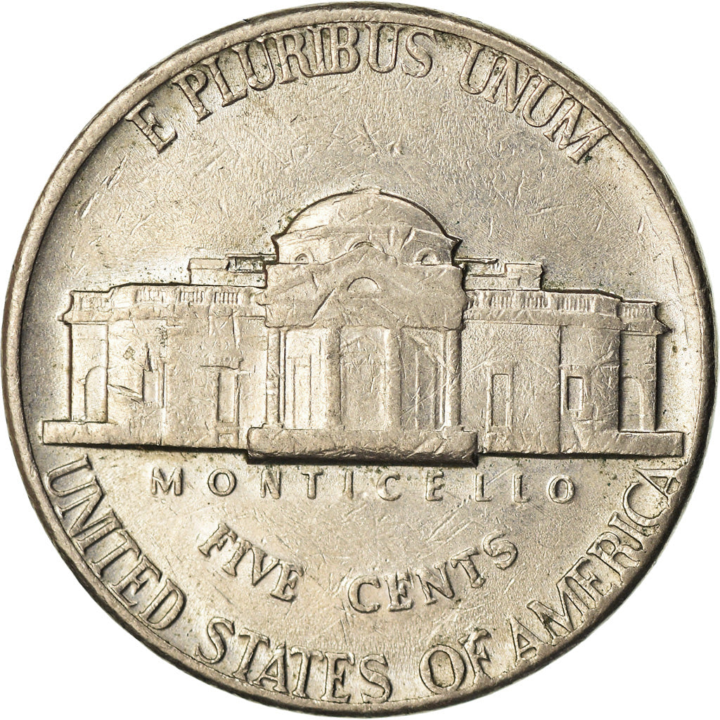 Monnaie, États-Unis, Jefferson Nickel, 5 Cents, 1972, U.S. Mint, Denver, TB+