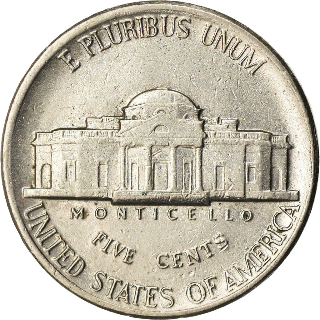 Moneta, USA, Jefferson Nickel, 5 Cents, 1986, U.S. Mint, Philadelphia