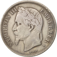 France, Napoleon III,2 Francs, 1867,Paris, VF(30-35),Silver KM 807.1,Gadoury 527