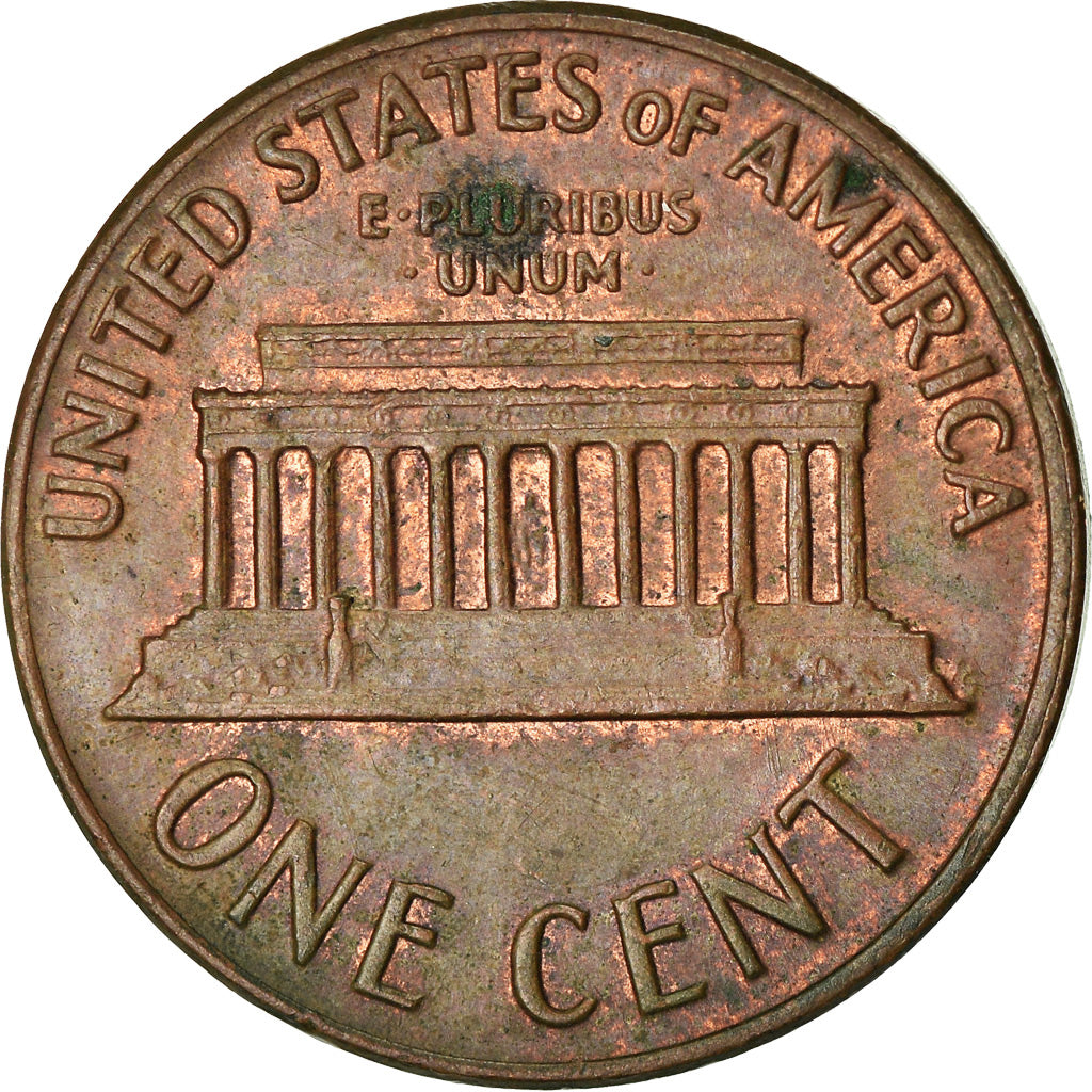 Coin, United States, Lincoln Cent, Cent, 1969, U.S. Mint, San Francisco