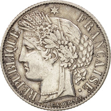 Moneta, Francia, Cérès, Franc, 1895, Paris, BB+, Argento, KM:822.1