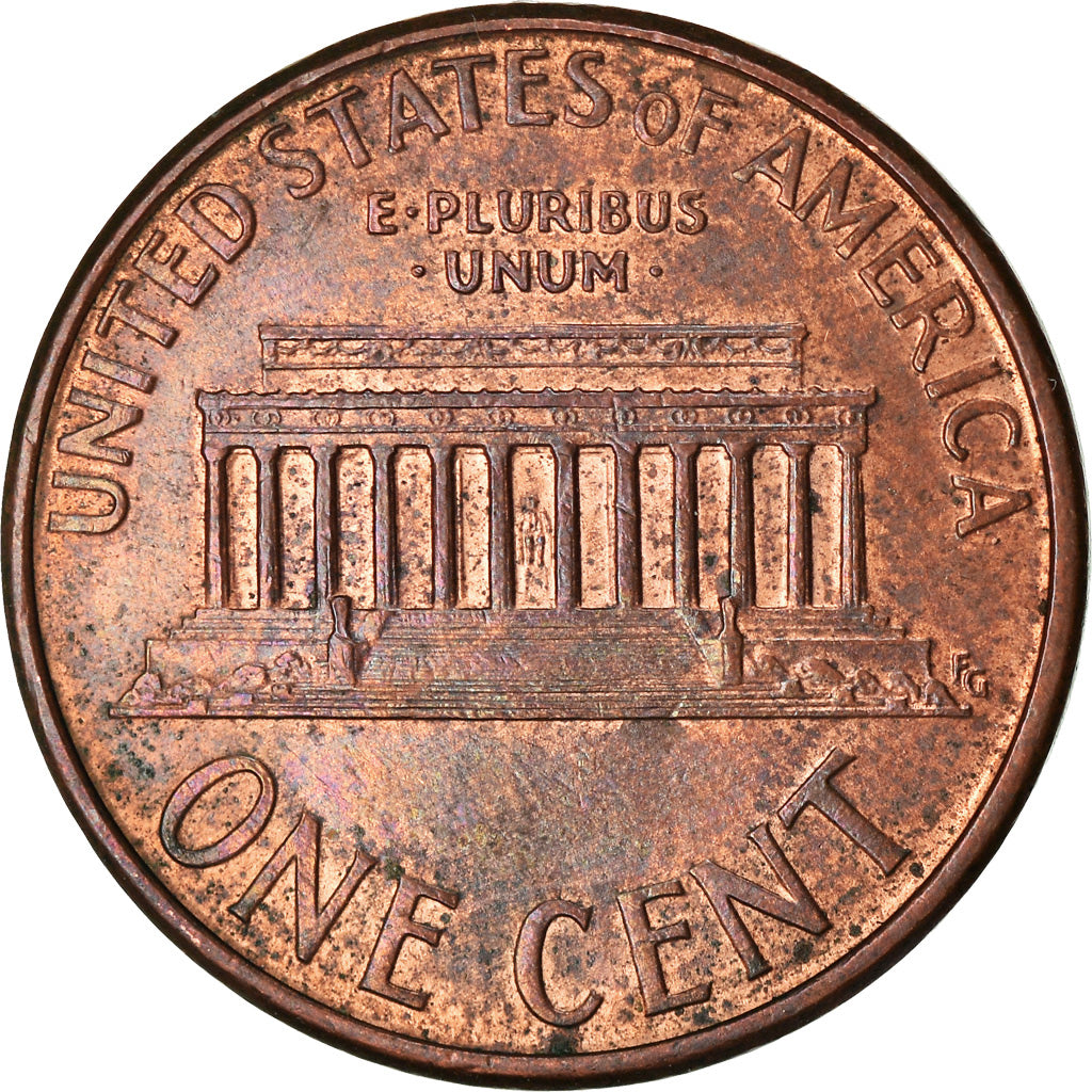 Coin, United States, Lincoln Cent, Cent, 1996, U.S. Mint, Philadelphia