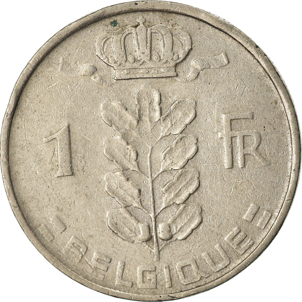 Coin, Belgium, Franc, 1954, VF(30-35), Copper-nickel, KM:142.1