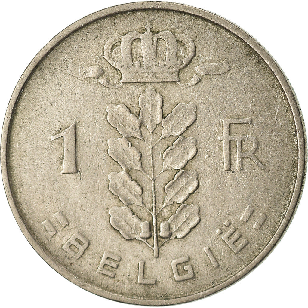 Münze, Belgien, Franc, 1954, S+, Copper-nickel, KM:143.1
