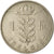 Münze, Belgien, Franc, 1954, S+, Copper-nickel, KM:143.1