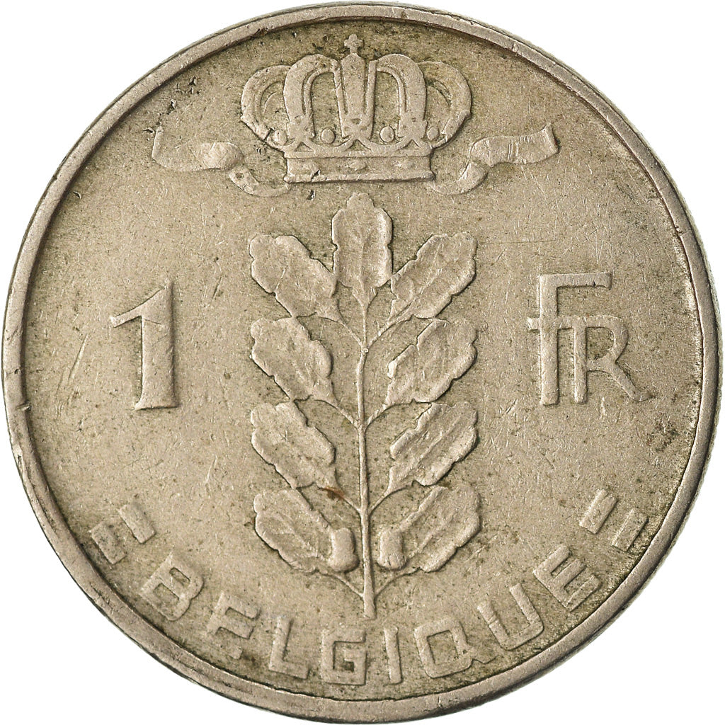Coin, Belgium, Franc, 1956, VF(20-25), Copper-nickel, KM:142.1