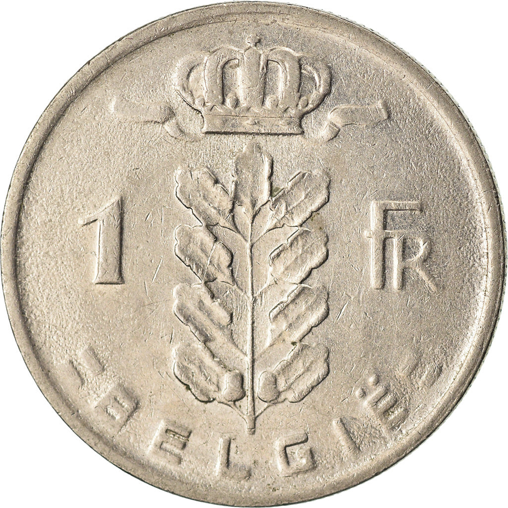 Moneta, Belgio, Franc, 1981, BB, Rame-nichel, KM:143.1