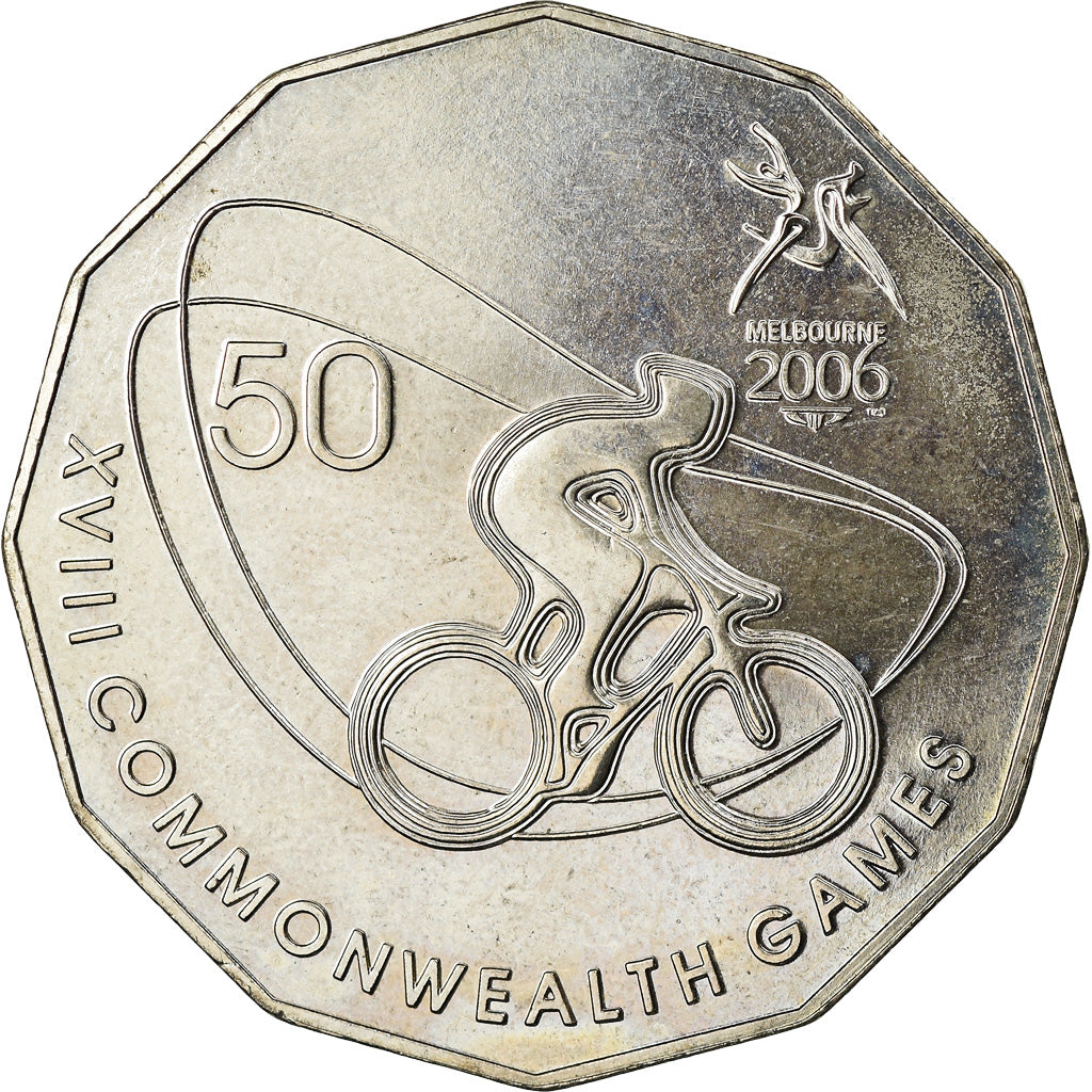Coin, Australia, Elizabeth II, 50 Cents, 2006, AU(55-58), Copper-nickel, KM:776