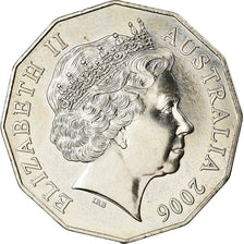 Coin, Australia, Elizabeth II, 50 Cents, 2006, AU(55-58), Copper-nickel, KM:771
