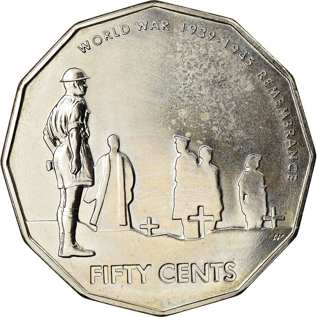 Coin, Australia, Elizabeth II, 50 Cents, 2005, Royal Australian Mint, AU(55-58)