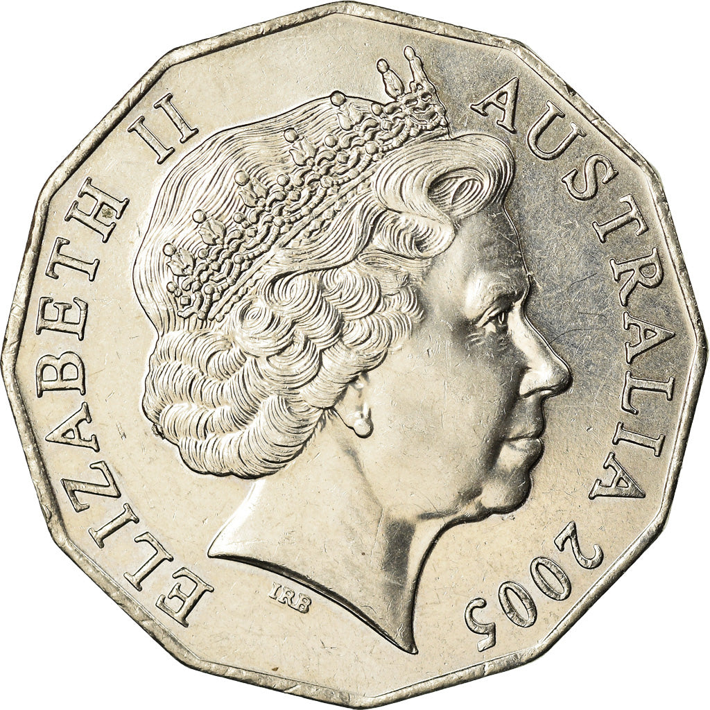 Coin, Australia, Elizabeth II, 50 Cents, 2005, Royal Australian Mint, EF(40-45)