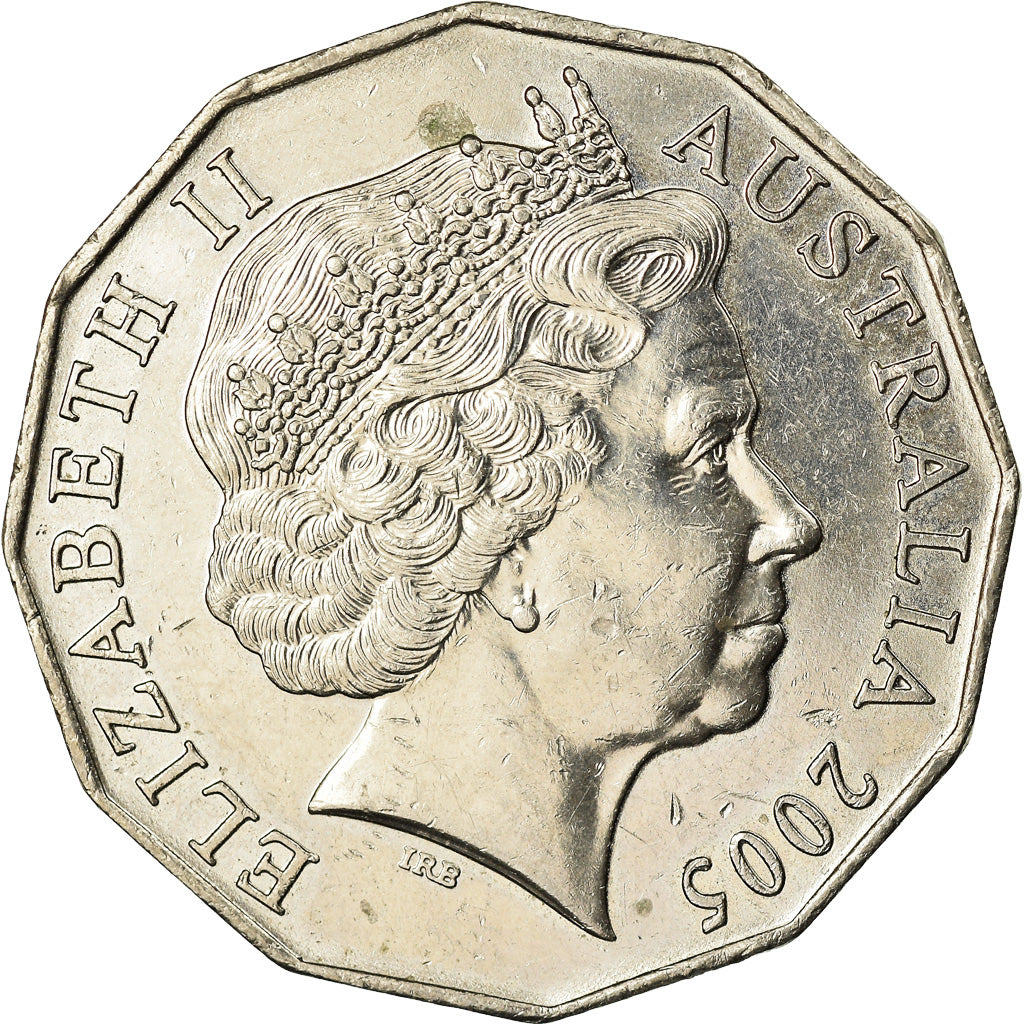 Coin, Australia, Elizabeth II, 50 Cents, 2005, Royal Australian Mint, EF(40-45)
