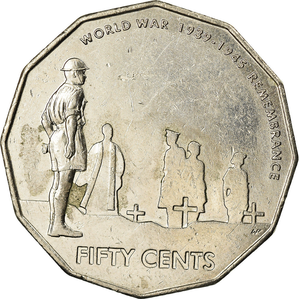 Coin, Australia, Elizabeth II, 50 Cents, 2005, Royal Australian Mint, EF(40-45)