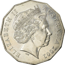 Monnaie, Australie, Elizabeth II, 50 Cents, 2002, Royal Australian Mint, TTB