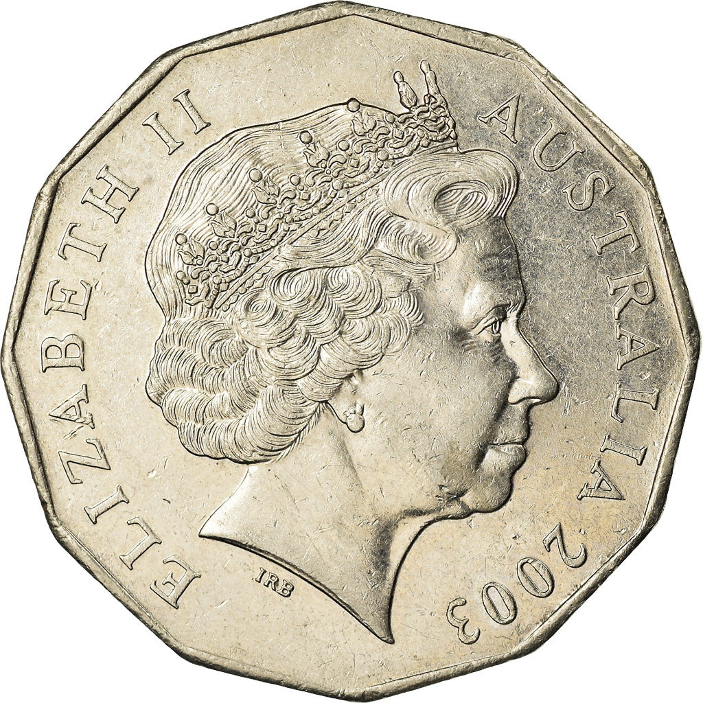 Coin, Australia, Elizabeth II, 50 Cents, 2003, Royal Australian Mint, EF(40-45)