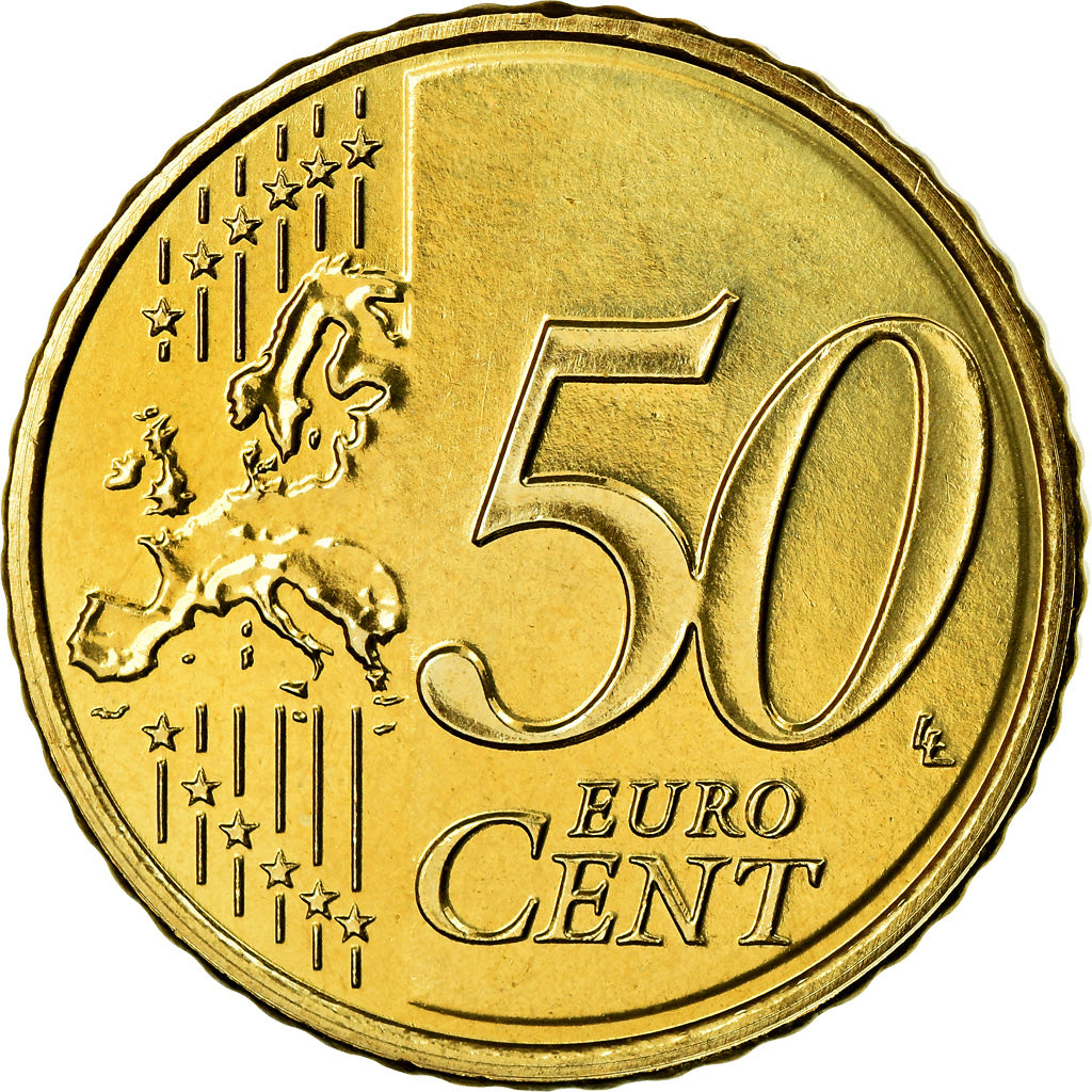 Luxembourg, 50 Euro Cent, 2014, AU(55-58), Brass