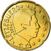 Luxembourg, 20 Euro Cent, 2014, MS(63), Brass