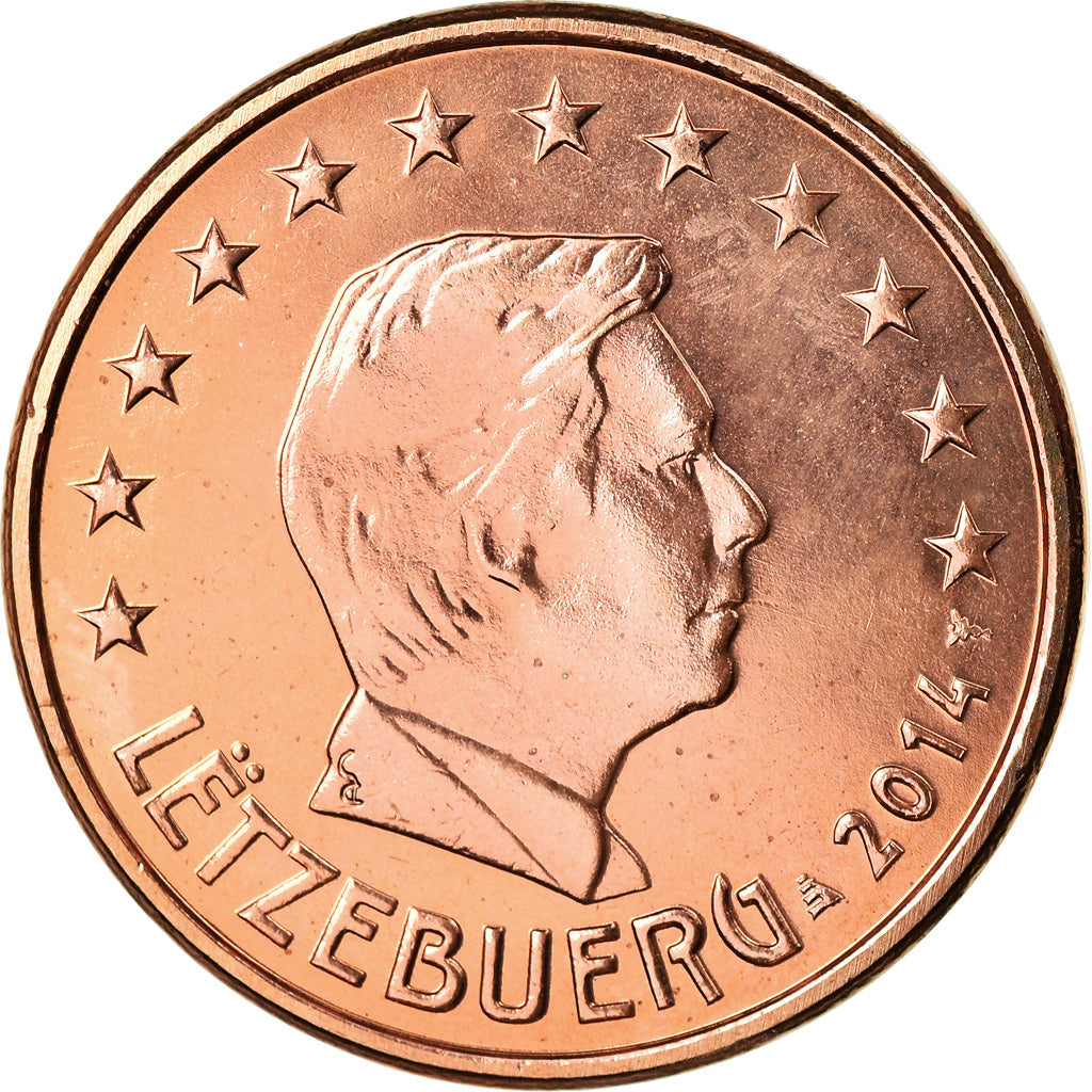 Luxembourg, 5 Euro Cent, 2014, SPL, Copper Plated Steel