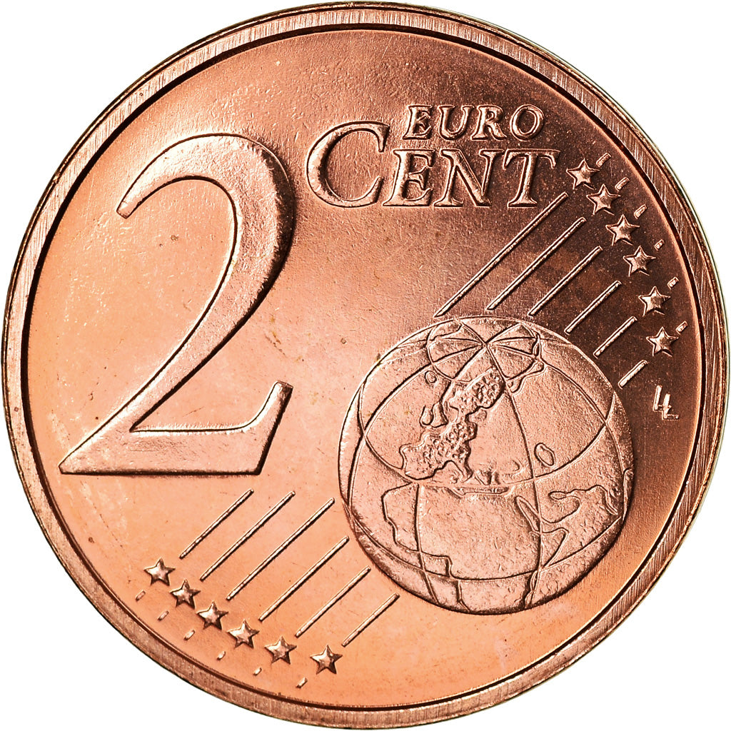 Luxembourg, 2 Euro Cent, 2014, MS(63), Copper Plated Steel