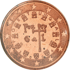 Portugal, 2 Euro Cent, 2004, BE, MS(65-70), Copper Plated Steel, KM:741