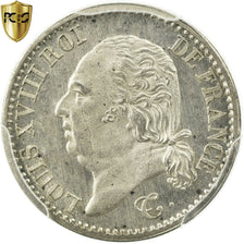 Coin, France, Louis XVIII, Louis XVIII, 1/4 Franc, 1821, Paris, PCGS, MS66