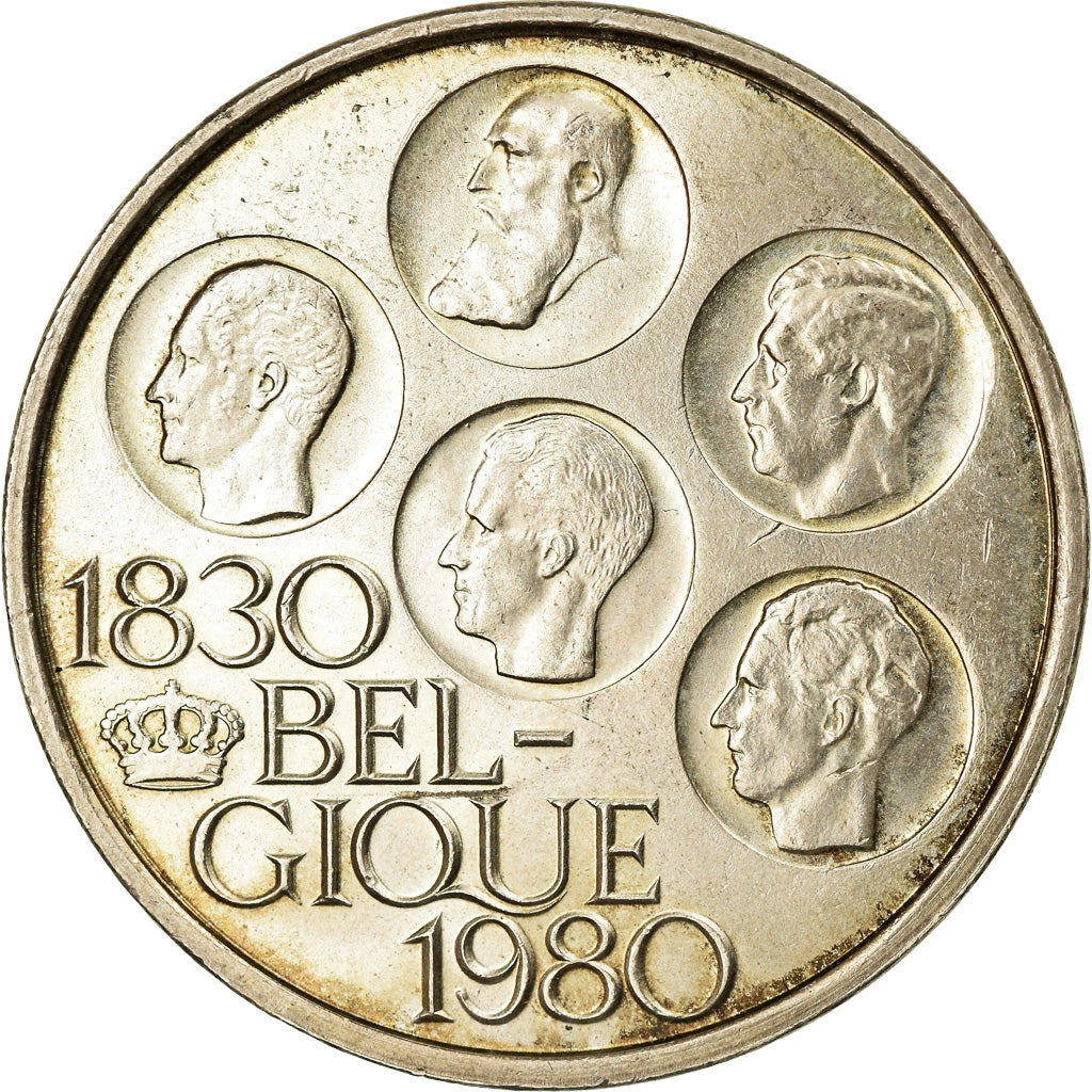 Monnaie, Belgique, 500 Francs, 500 Frank, 1980, Bruxelles, TTB+, Silver Clad